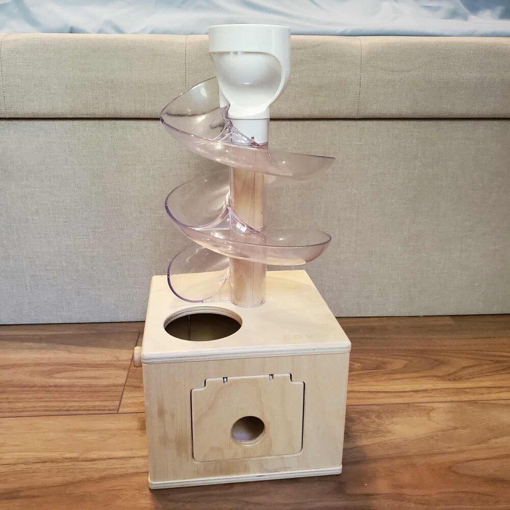 Lovevery Slide & Seek Ball Run Montessori - Picture 5 of 5